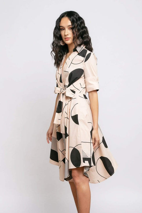 Sophia Dress - Blush Derby